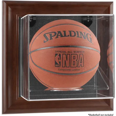 Fanatics Authentic Brown Framed Wall Mounted Basketball Display Case