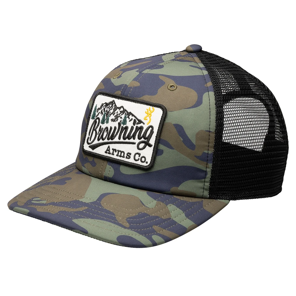 Men's Browning Camo/Black Kingston Trucker Adjustable