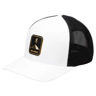 Browning Icon Trucker réglable pour hommes, blanc/noir