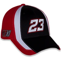 Casquette réglable Bubba Wallace Restart 23XI Racing pour homme, noir/rouge