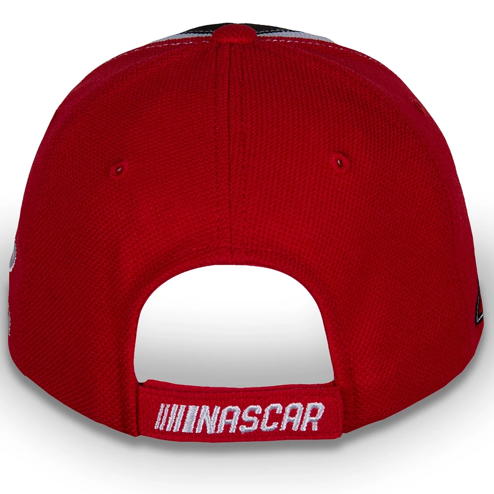 Casquette réglable Bubba Wallace Restart 23XI Racing pour homme, noir/rouge