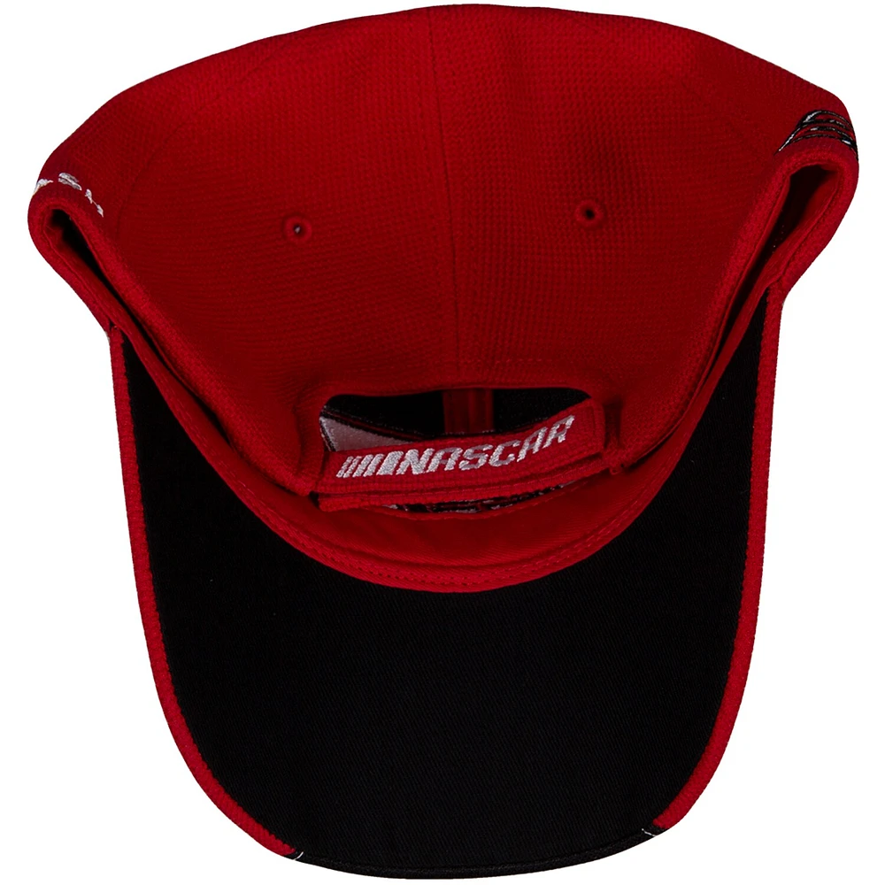 Casquette réglable Bubba Wallace Restart 23XI Racing pour homme, noir/rouge