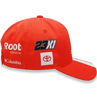 Drapeau à damiers rouge/blanc pour homme Bubba Wallace DoorDash uniforme réglable chapeau