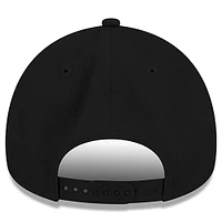Men's New Era Black Bubba Wallace  9FORTY A-Frame Patch Adjustable Hat