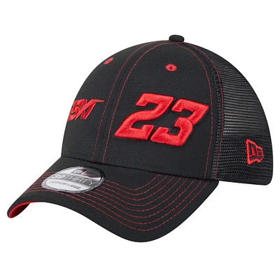 Casquette ajustée de camionneur Bubba Wallace Driver 39THIRTY New Era noire pour hommes