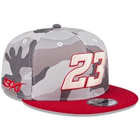 Men's New Era Camo/Scarlet Bubba Wallace 9FIFTY Snapback Hat