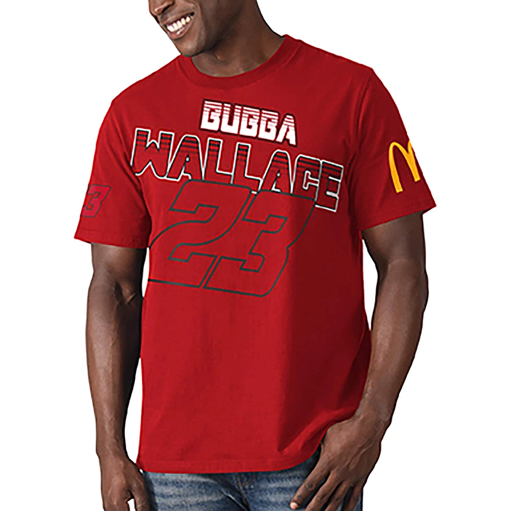 T-shirt des équipes spéciales Bubba Wallace Starter rouge pour hommes