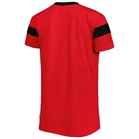 Women's Touch Red Bubba Wallace Pre-Game V-Neck T-Shirt