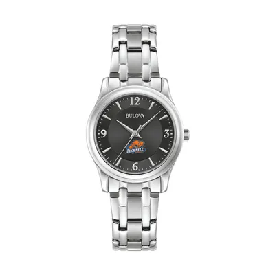 Bucknell Bison Bulova Women's Stainless Steel Corporate Collection Watch - Black