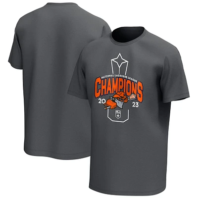 T-shirt anthracite Buffalo Bandits Champions de la Coupe NLL 2023 pour femme