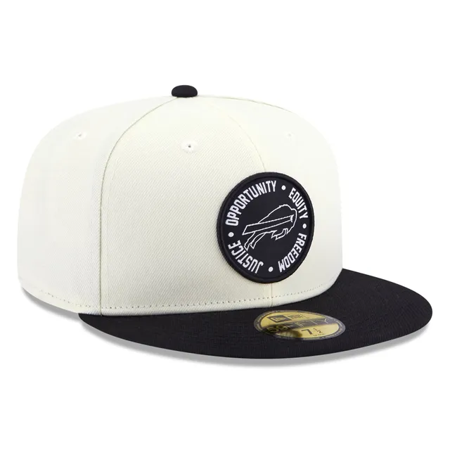 Buffalo Bills Black and White 59FIFTY Fitted Hat