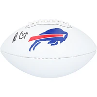 Ballon de football Franklin White Panel autographié par Amari Cooper Buffalo Bills