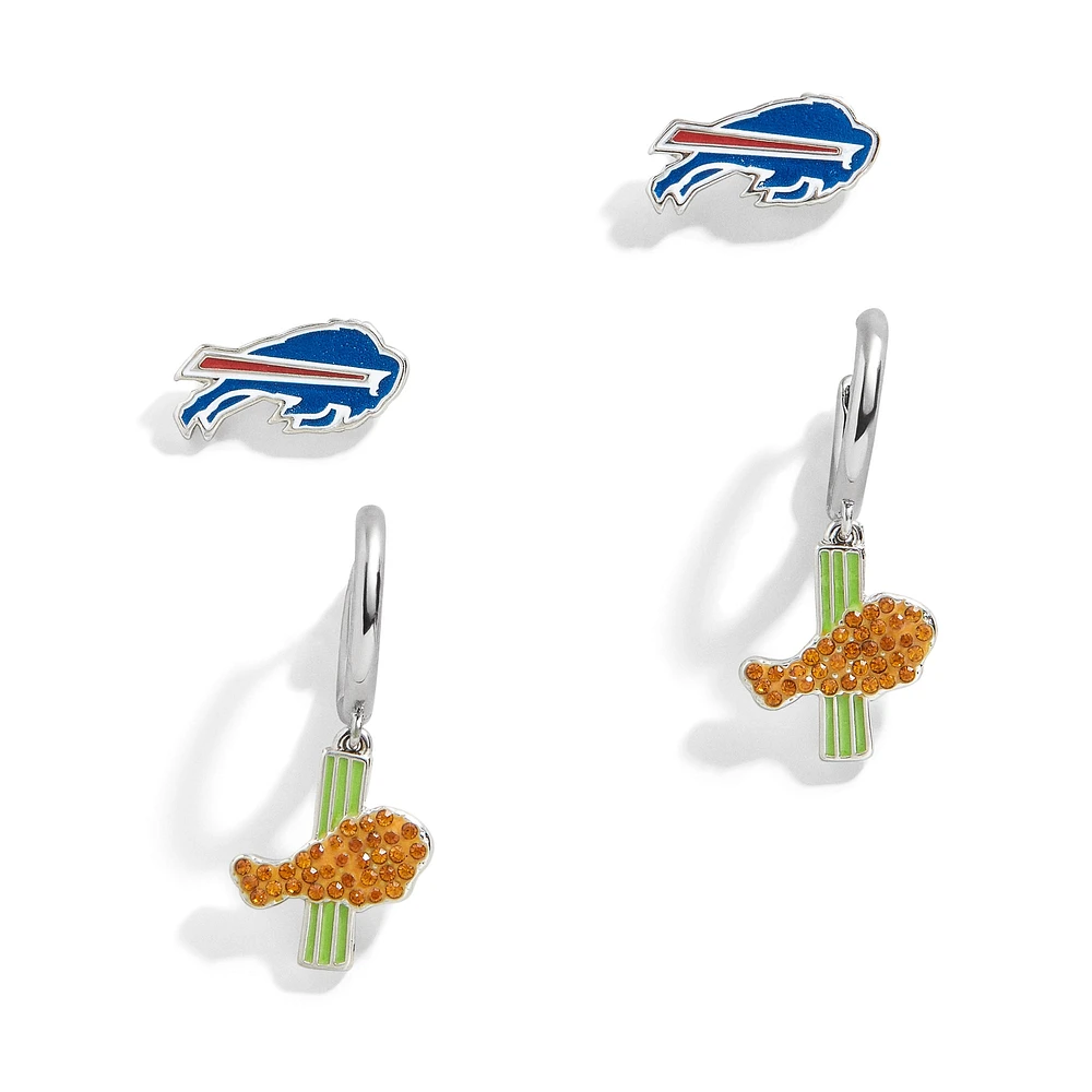 Lot de deux boucles d'oreilles BaubleBar Buffalo Bills