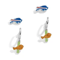 Lot de deux boucles d'oreilles BaubleBar Buffalo Bills