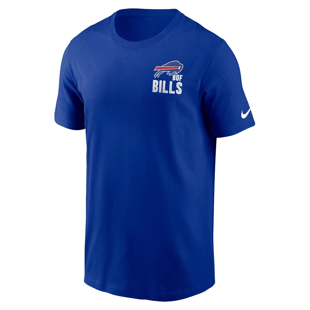 BILLIEVE Men's Nike Royal Buffalo Bills Blitz Essential T-Shirt