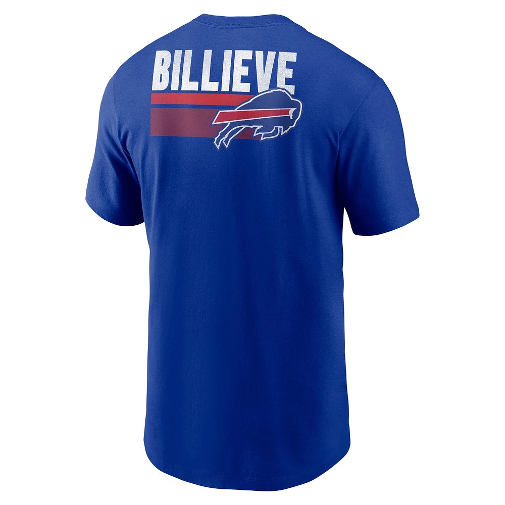 BILLIEVE Men's Nike Royal Buffalo Bills Blitz Essential T-Shirt