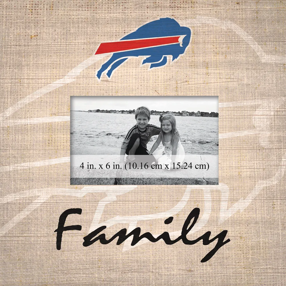 Lids Buffalo Bills 10'' x 10'' Burlap Pattern Frame