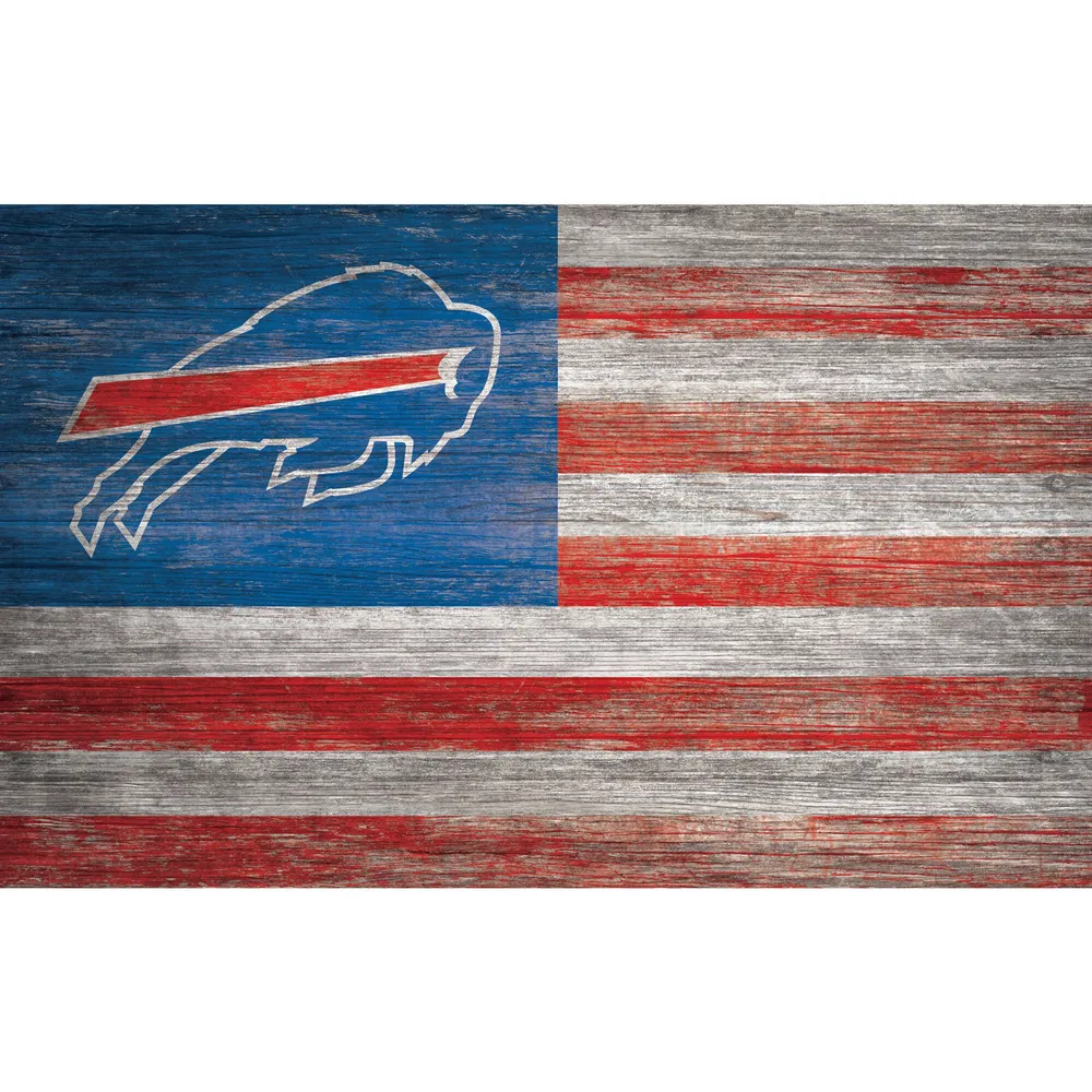 Lids Buffalo Bills 11'' x 19'' Distressed Flag Sign