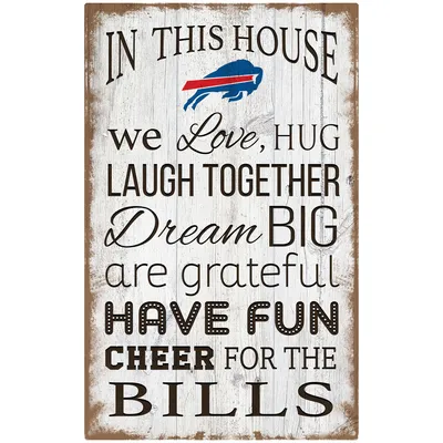 Buffalo Bills 11'' x 19'' Team In This House Sign
