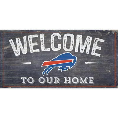 Buffalo Bills 11'' x 19'' Welcome To Our Home Sign