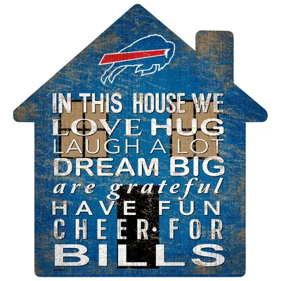 Buffalo Bills 12'' Team House Sign