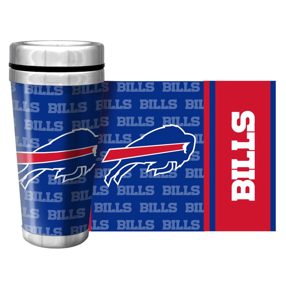 Buffalo Bills 16oz. Full Wrap Wallpaper Travel Mug