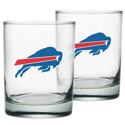 Buffalo Bills 2-Pack 13.5oz Rocks Glass Set