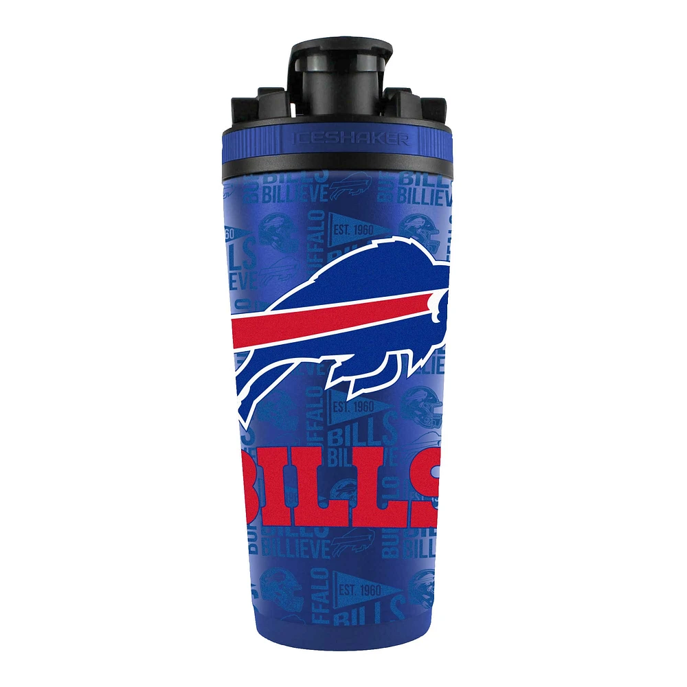 Buffalo Bills 26oz. 4D Stainless Steel Shaker Bottle