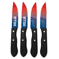 Buffalo Bills 4-Piece Stainless Steel Steak Knife Set