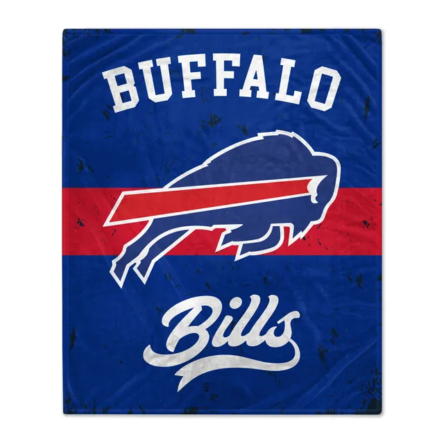 Buffalo Bills 60'' x 70'' Holiday Gift Wrap Sherpa Flannel Fleece Blanket