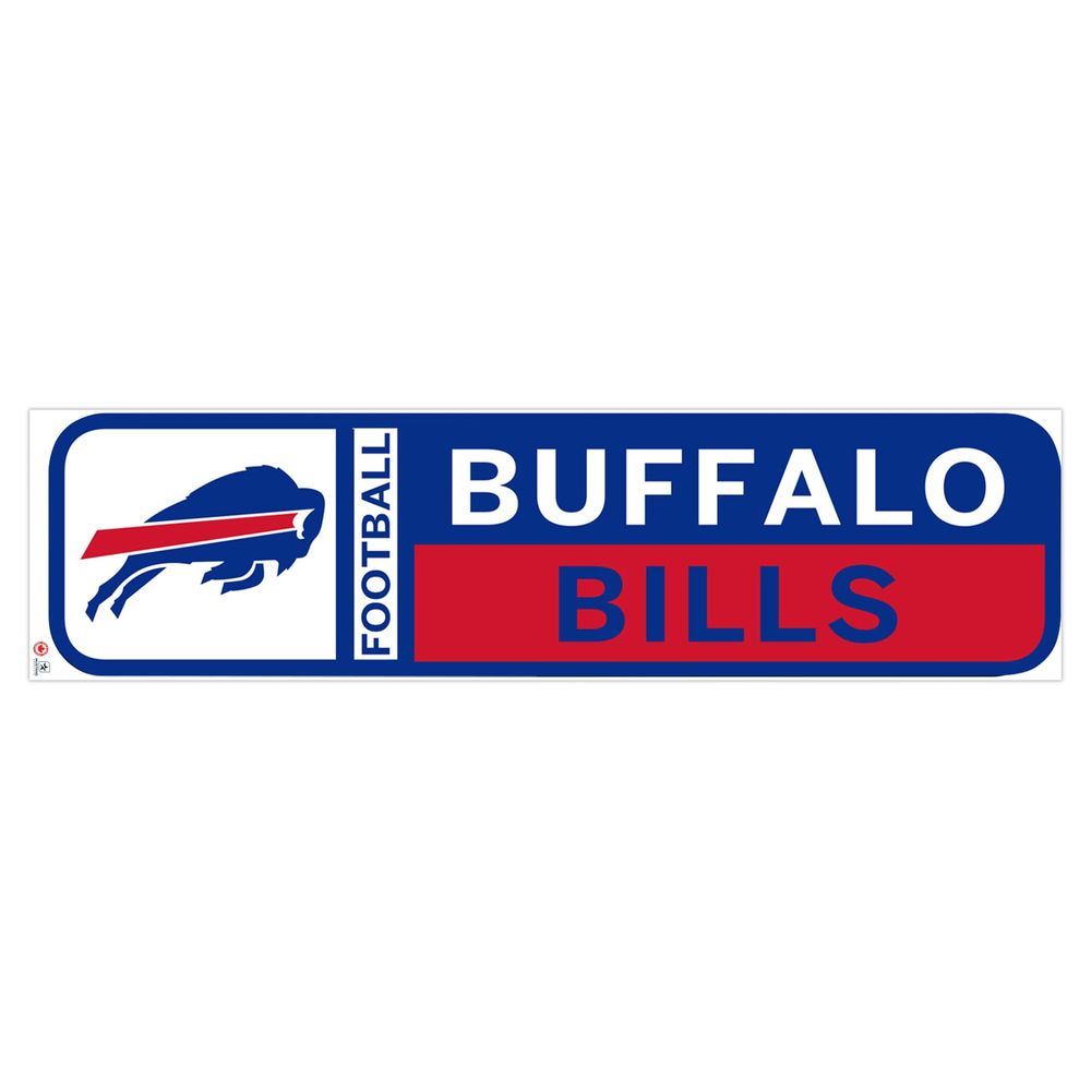 Buffalo Bills 90'' x 23'' Team Logo Repositionable Wall - Decal