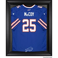 Vitrine de présentation encadrée noire pour maillots des Buffalo Bills