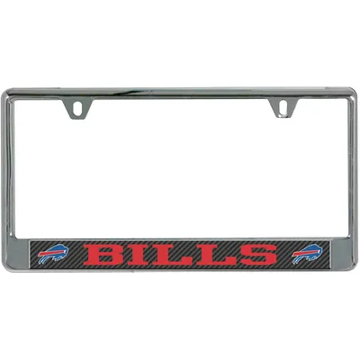 Buffalo Bills Carbon Bottom Only Metal Acrylic Cut License Plate Frame