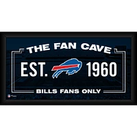 Buffalo Bills Encadré 10" x 20" Fan Cave Collage