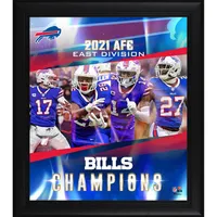 Buffalo Bills Framed 15 x 17 2021 AFC East Division Champions Collage