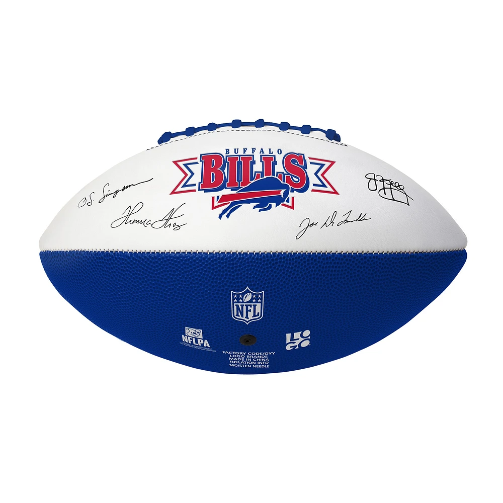 Ballon de football signature Buffalo Bills Legends