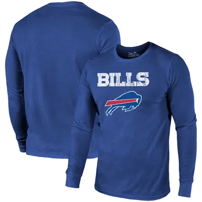 Women's Buffalo Bills Majestic Threads Royal Retro Tri-Blend