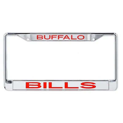 Buffalo Bills Metal Frame Acrylic Top & Bottom Inlaid Mirror License Plate Frame
