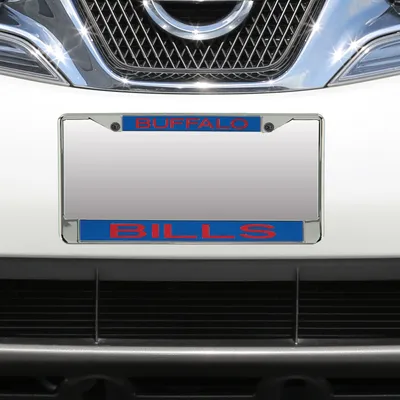 Buffalo Bills Mirrored With Color Letters License Plate Frame