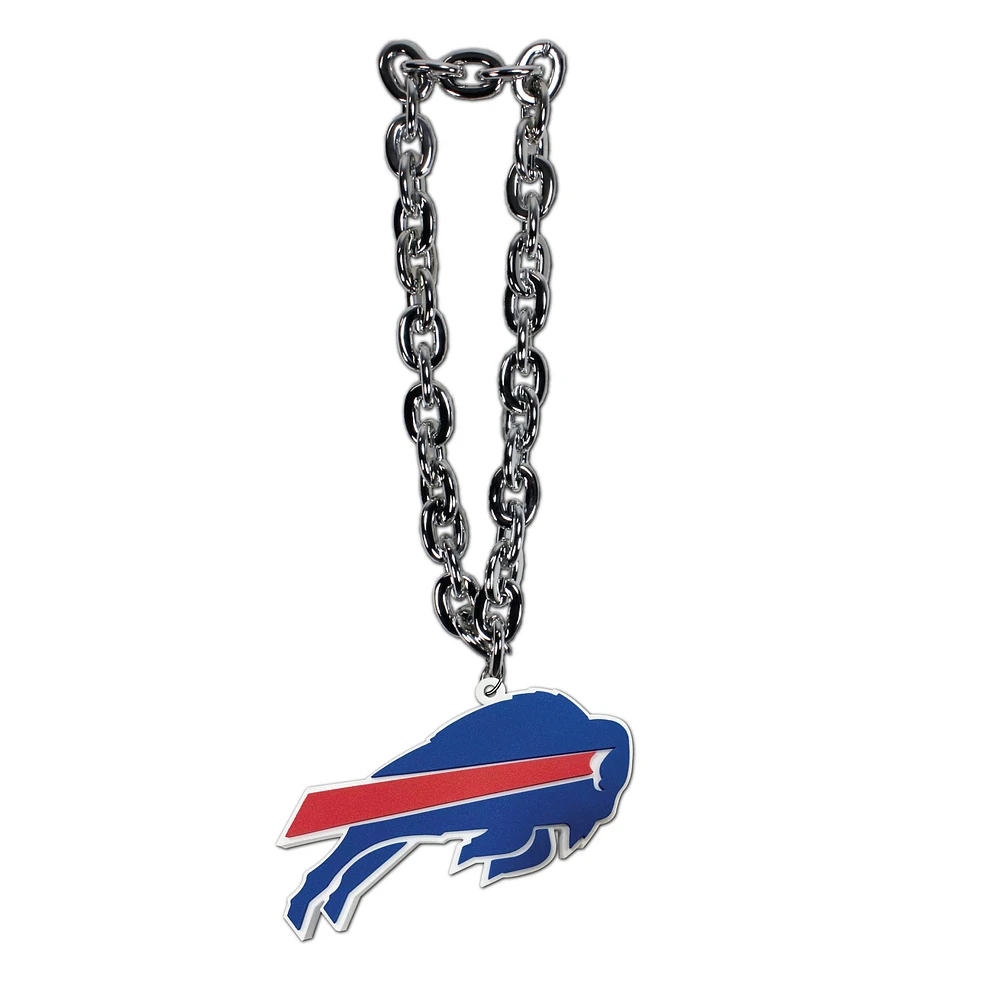 Collier chaîne Superfan surdimensionné Buffalo Bills