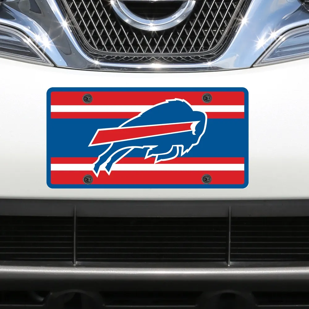 Buffalo Bills Super Stripe Acrylic Cut License Plate