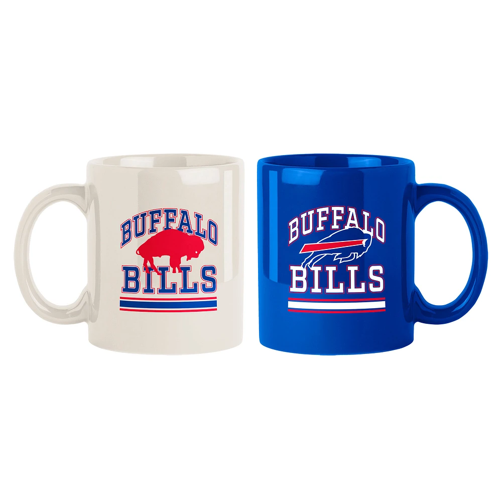 Buffalo Bills Two-Pack 15oz. Color Mug Set