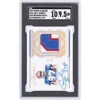 Cornelius Bennett Buffalo Bills Autographié 2023 Panini Flawless Distinguished Patch Autographié 3 Couleur Relic #DPA-CBE #21/25 SGC Authentifié 9.5/10 Carte