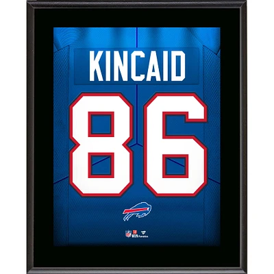 Dalton Kincaid Buffalo Bills 10.5" x 13" Jersey Number Sublimated Player Plaque