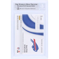 Carte recrue authentifiée 9 BGS de la collection Panini Immaculate 2023 des Buffalo Bills de Dalton Kincaid avec logo Nike Swoosh Relic #RL-DKI #13/15 - Sous-grades 9.5,9,9,9