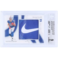 Carte recrue authentifiée 9 BGS de la collection Panini Immaculate 2023 des Buffalo Bills de Dalton Kincaid avec logo Nike Swoosh Relic #RL-DKI #13/15 - Sous-grades 9.5,9,9,9