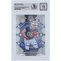 Dalton Kincaid Buffalo Bills Autographed 2023 Panini Mosaic #305 Beckett Fanatics Witnessed Authenticated Rookie Card