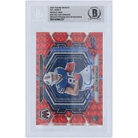 Dalton Kincaid Buffalo Bills Autographed 2023 Panini Mosaic Mosaic #ND-20 Beckett Fanatics Witnessed Authenticated Rookie Card