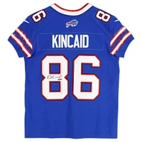 Maillot Nike Royal Elite dédicacé par Dalton Kincaid des Buffalo Bills