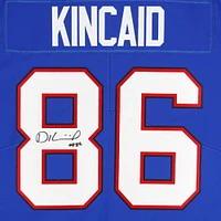 Maillot Nike Royal Elite dédicacé par Dalton Kincaid des Buffalo Bills